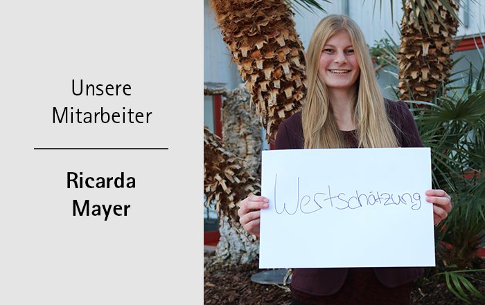 Ricarda Mayer Wertschätzung