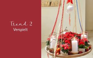 Adventskranz verspielt